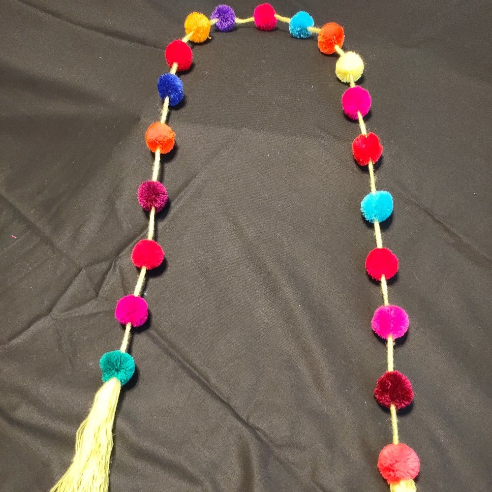 String with balls for hanging.